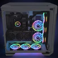 rgb fan - Thermaltake SWAFAN 12 RGB 3-Pack Black - 2 nuotrauka