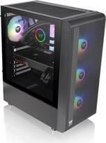argb - Kompiuterio korpusas Thermaltake S200 TG ARGB, juoda - 2 nuotrauka