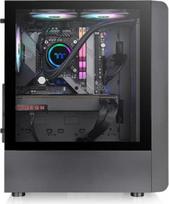 argb - Kompiuterio korpusas Thermaltake S200 TG ARGB, juoda - 4 nuotrauka