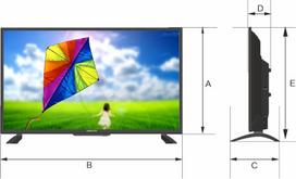 3d 4k - Manta 43LUN120D - 3 nuotrauka