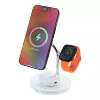 magsafe belaidis - Tellur 3in1 MagSafe Wireless Desk Charger - 4 nuotrauka