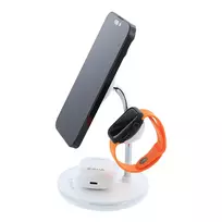 magsafe belaidis - Tellur 3in1 MagSafe Wireless Desk Charger - 5 nuotrauka