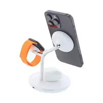 magsafe belaidis - Tellur 3in1 MagSafe Wireless Desk Charger - 6 nuotrauka