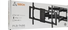 sieninis tv stovas - Sbox PLB-7486 (43-100/120kg/800x400) - 2 nuotrauka