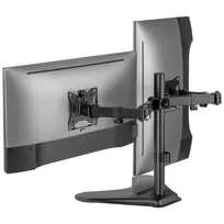 monitoriu laikiklis 100x100 - Sbox LCD-F024-2 Laikiklis 13-32" Juodas (Black) - 5 nuotrauka