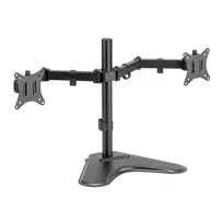 monitoriu laikiklis 100x100 - Sbox LCD-F024-2 Laikiklis 13-32" Juodas (Black) - 8 nuotrauka