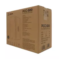 sbox pcc 500 - Sbox PCC-500 Juodas (Black) ATX - 2 nuotrauka