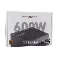 psu modular - White Shark GPSU-B600S Colonel-3 600W 80 PLUS Bronze Pilnai modulinis (Fully modular) - 2 nuotrauka