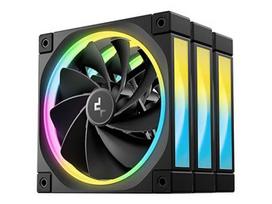 case fans deepcool 120mm - DeepCool FL12R-3IN1 12 cm Juodas (Black) 3 vnt. - 2 nuotrauka