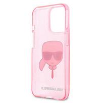 telefono deklas karl lagerfeld - Karl Lagerfeld "KLHCP13XKHTUGLP TPU Full Glitter Karl Head Case iPhone 13 Pro Max" - 3 nuotrauka
