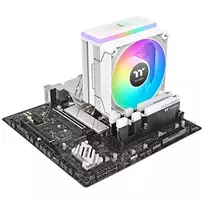 cpu whit cooler - Thermaltake ASTRIA 200 ARGB Baltas (White) Procesoriaus Aušintuvas - 3 nuotrauka