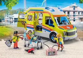 automobilio konstruktorius - Playmobil City Life Ambulance 71202 - 2 nuotrauka