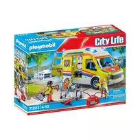 automobilio konstruktorius - Playmobil City Life Ambulance 71202 - 4 nuotrauka