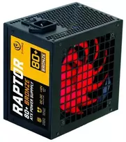 psu 600w - Rebeltec RAPTOR 600W 80 PLUS Bronze Juodas (Black) - 8 nuotrauka