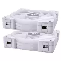 fan case - Thermaltake SWAFAN EX12 RGB 120 mm Baltas (White) Ventiliatorius 3 vnt. - 5 nuotrauka