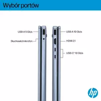 intelius - HP OmniBook 5 Flip 14-fp0004nw, Core i5 120U, 16 GB, 512 GB, 14", 2K, Touch, Dangaus mėlyna (Sky Blue) - 2 nuotrauka
