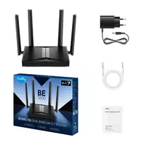 wi fi mesh - Cudy WR3600H BE3600 2.5G Wi-Fi 7 Mesh, juodas (Black) - 2 nuotrauka