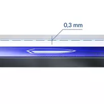 samsung s23 ekranas - 3MK FlexibleGlass Sam S23 S911 Hybrid Glass - 7 nuotrauka