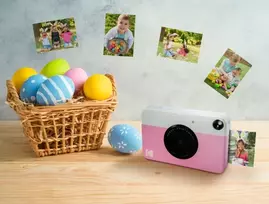 kodak fotoaparatai - Kodak Printomatic Pink (Rožinė) - 4 nuotrauka