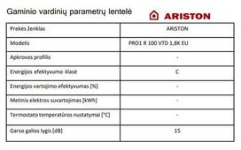 lytagra - Ariston PRO R 100l 11028 - 3 nuotrauka