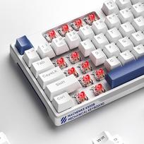 key switches - Machenike K500B-B87, Red Switch - White (Balta) - 6 nuotrauka