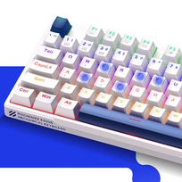 key switches - Machenike K500B-B87, Red Switch - White (Balta) - 7 nuotrauka