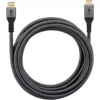 adapteris hdmi to - Goobay 65269 DisplayPort į HDMI adapterio kabelis, 2 m, Pilkas (Grey) - 3 nuotrauka