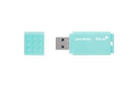 64gb usb 3.0 - Goodram UME3 Care 64GB Turquoise (Turkis) - 10 nuotrauka
