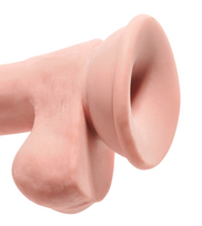 falo imitatoriai - King Cock Plus kcp 6.5 tdc with balls light realistiškas dildo - 2 nuotrauka