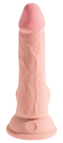 falo imitatoriai - King Cock Plus kcp 6.5 tdc with balls light realistiškas dildo - 4 nuotrauka