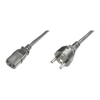 power cord, - Assmann Cable Schuko / IEC C13 Black 1.2m - 2 nuotrauka