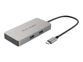 usb c 3.2 hub - Targus HYPERDRIVE 5IN1 USB-C HUB/Sidabrinis - 7 nuotrauka