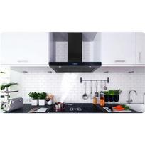 stiklas virtuvei - Berdsen BE-90S 90 cm Juodas (Black) - 7 nuotrauka