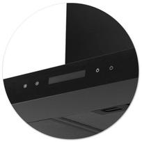 stiklas virtuvei - Berdsen BE-90S 90 cm Juodas (Black) - 12 nuotrauka
