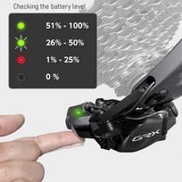 pavara dviraciui - Shimano GRX Di2 RD-RX825 galinis pavarų perjungėjas - 3 nuotrauka