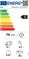 indaplove imontuojama beko 60 - Beko BDIN38541P - 2 nuotrauka