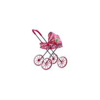 vezimelio ratai - Lean Toys Lėlių Vežimėlis, Rožinė (Pink) - 2 nuotrauka