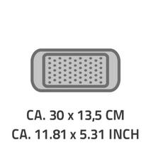 vonios kilimeliu komplektai - Vonios grindų kilimėlių komplektas Ridder Promo 167501, baltas, 710 mm x 360 mm - 2 nuotrauka