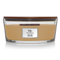 woodwick zvakes 275 g - Woodwick Gilded Sands Scented Candle kvapioji žvakė, 275 g - 3 nuotrauka