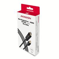 kabelia dp - AXAGON RVDM-HI14C2 Mini DisplayPort į HDMI kabelis 1.8m Juodas (Black) - 2 nuotrauka