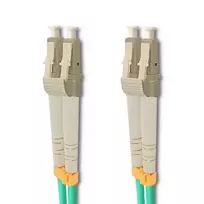 sviesolaidinis laidas - Laidas Qoltec Fiber Optic Cable Multimode LC/UPC to LC/UPC 50/125 OM3 1m - 3 nuotrauka