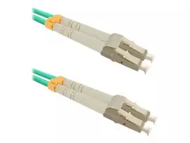 sviesolaidinis laidas - Laidas Qoltec Fiber Optic Cable Multimode LC/UPC to LC/UPC 50/125 OM3 1m - 6 nuotrauka