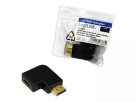 hdmi adapter 90 - LogiLink Adapter angled HDMI to HDMI - 2 nuotrauka