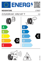 padangos 215 65 r16 - Nexen N blue 4 Season Van 215/65 R16C 109/107T 8PR - 2 nuotrauka