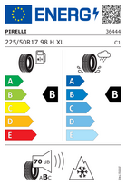 padangos 225 50 r17 - Pirelli Winter Sottozero 3 225/50 R17 98H XL MO - 2 nuotrauka