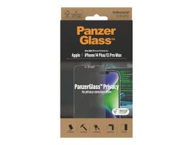 apple iphone 15 plus - PanzerGlass Screen protector, Apple, iPhone 14 Plus/13 Pro Max, Glass, Black, Privacy - 3 nuotrauka