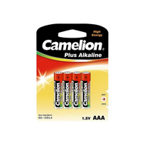 elementai lr03 - Camelion Plus Alkaline AAA (LR03), 4-pack - 2 nuotrauka