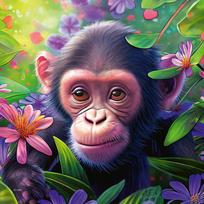 delione 3 - Ravensburger Children of the Jungle, 3 x 49 det. - 3 nuotrauka