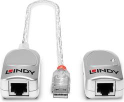 usb extender cat - Lindy Extender USB 1.1 12Mbit/s Cat5 50m - 4 nuotrauka