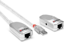 usb extender cat - Lindy Extender USB 1.1 12Mbit/s Cat5 50m - 5 nuotrauka